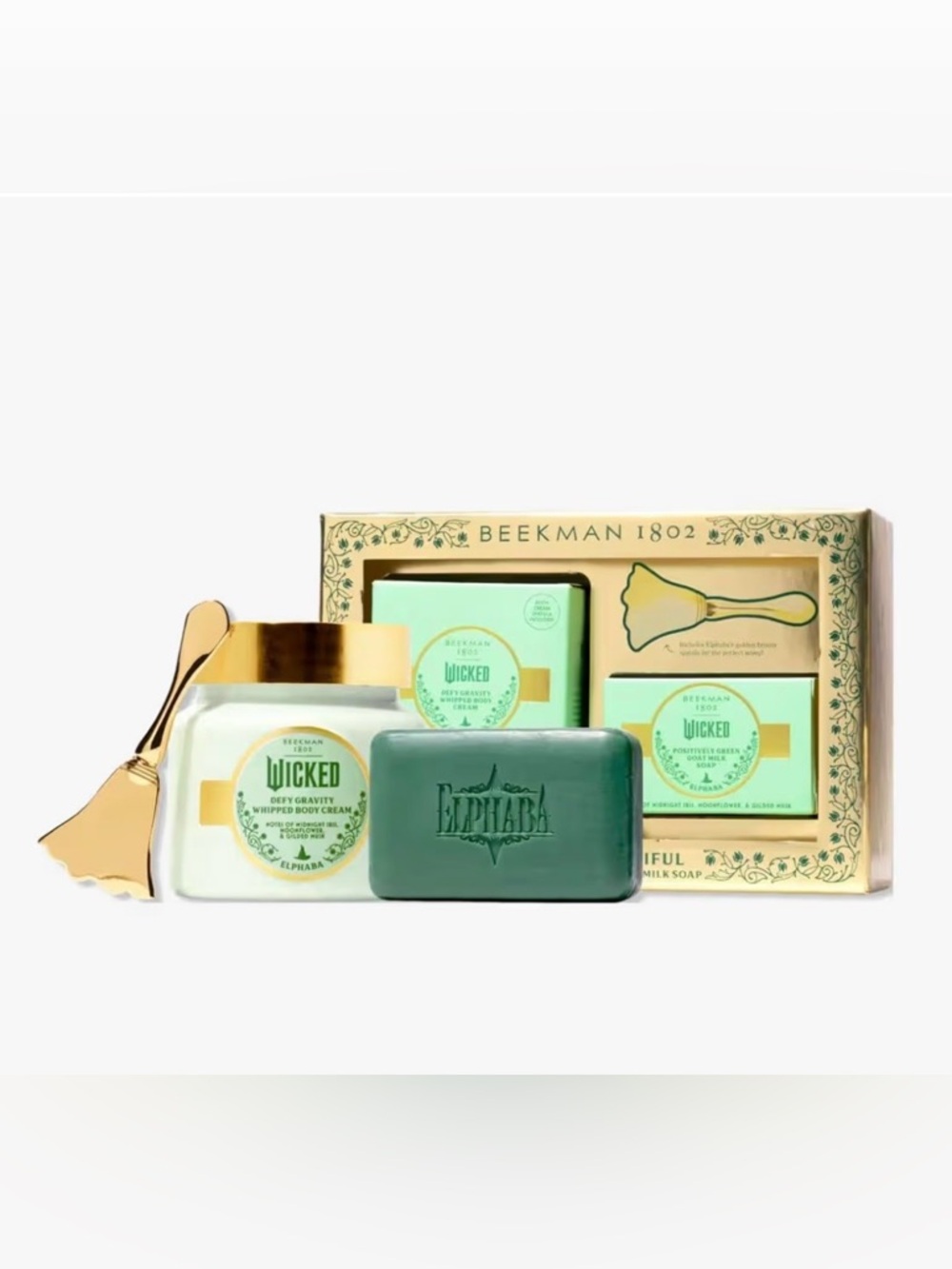 Beekman 1802 Wickedly Beautiful Whipped Body Cream & Goat Milk Soap - Mint Green